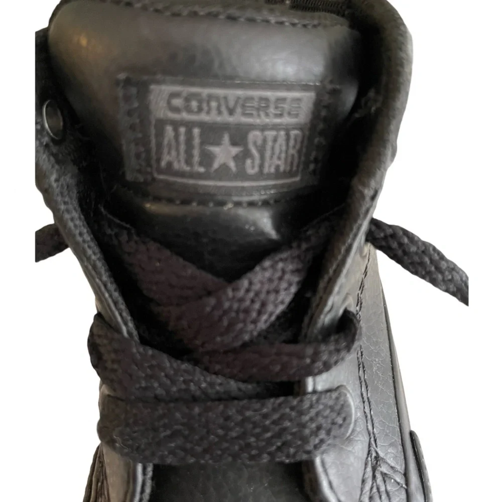 Converse All Star Black Mid Street Sneakers Baby Size 5